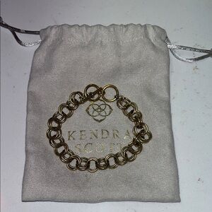 Kendra Scott Gold Double-Link Bracelet